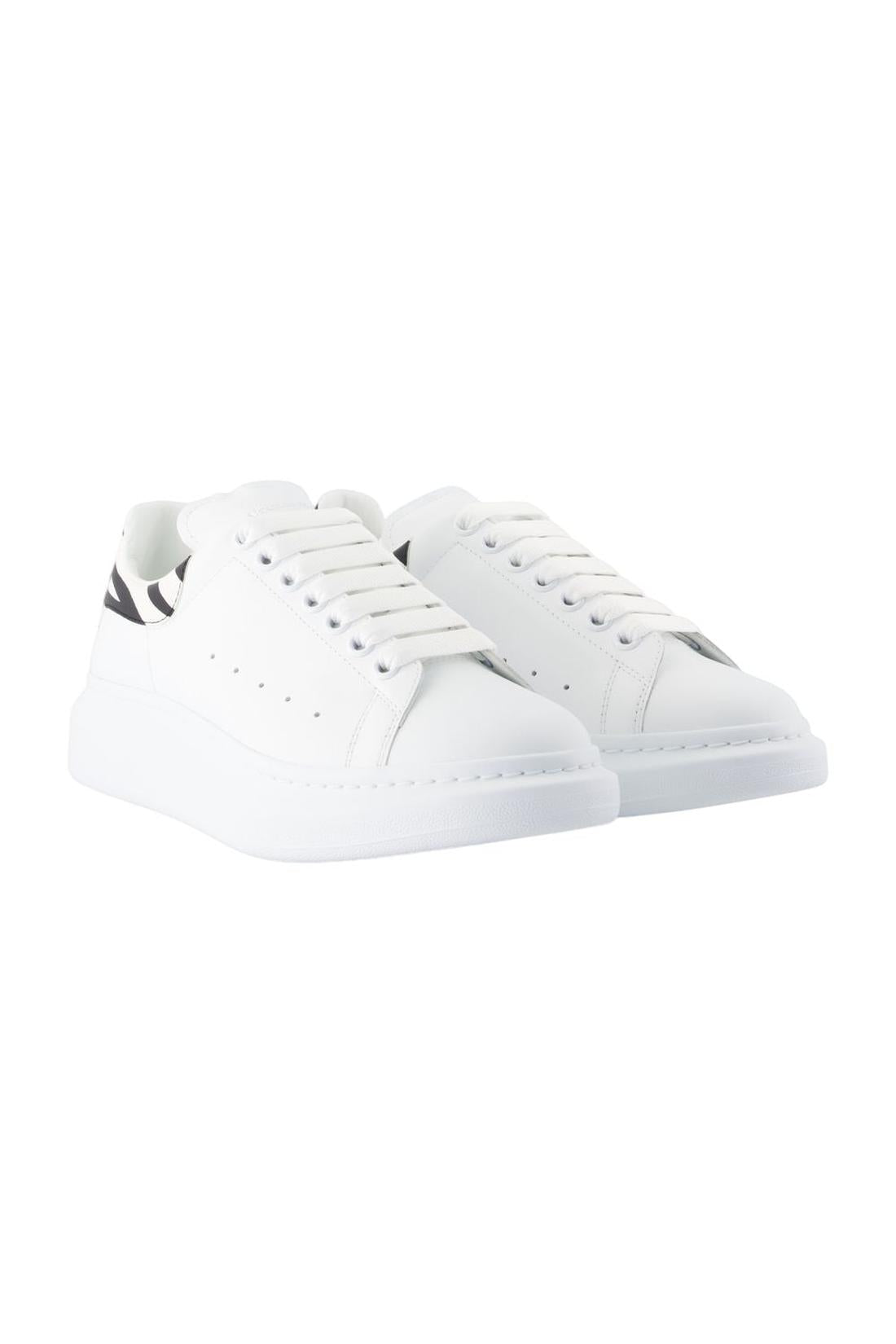 Oversized Sneakers - Alexander Mcqueen - White - Leather - AXON