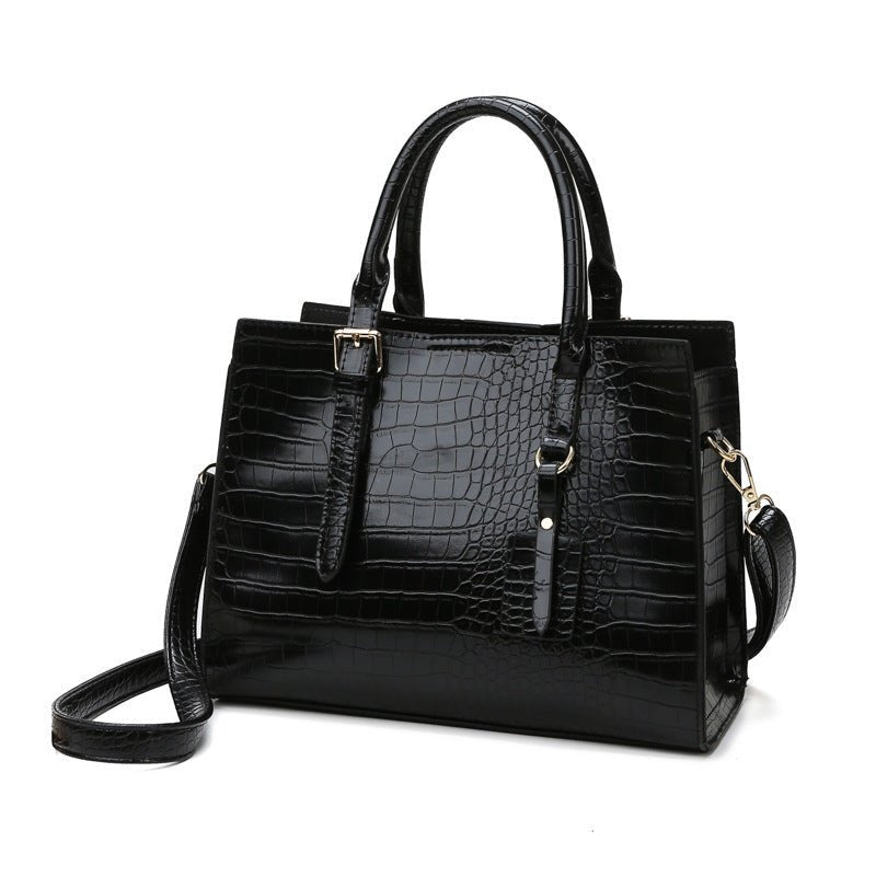 Patent Leather Pattern Fashion Bag Women - AXON