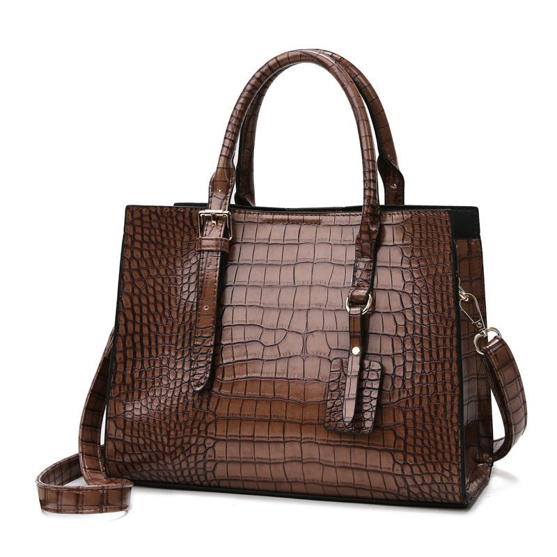 Patent Leather Pattern Fashion Bag Women - AXON
