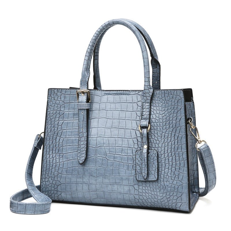 Patent Leather Pattern Fashion Bag Women - AXON