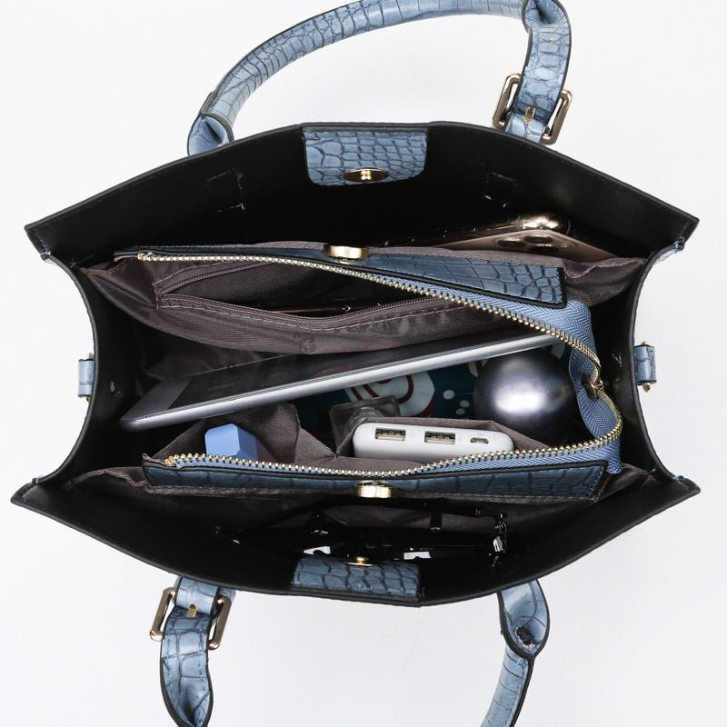 Patent Leather Pattern Fashion Bag Women - AXON