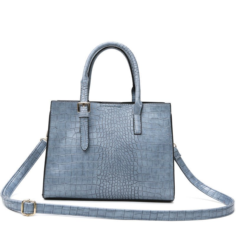 Patent Leather Pattern Fashion Bag Women - AXON