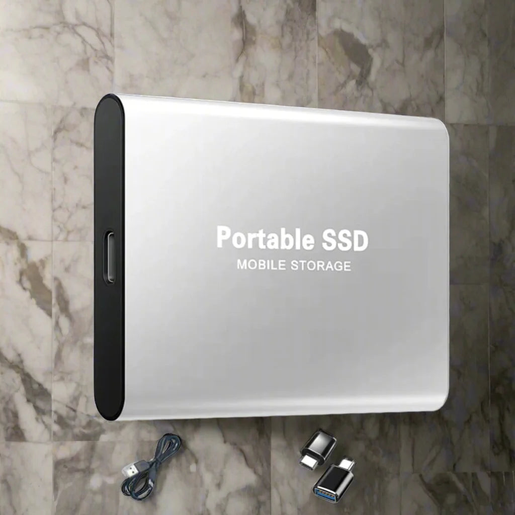 Portable external ssd  usb type-c hard drive for mobile & laptop