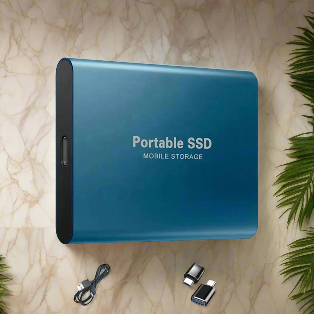 Portable external ssd  usb type-c hard drive for mobile & laptop