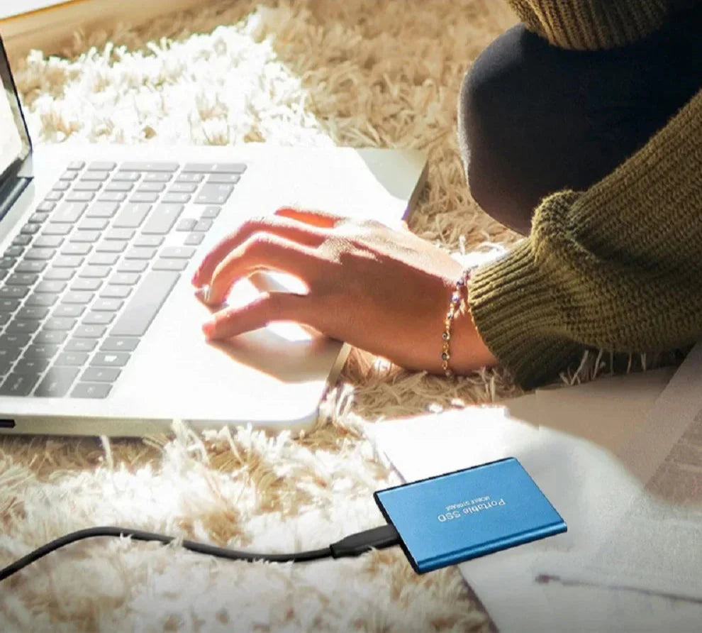 Portable external ssd  usb type-c hard drive for mobile & laptop