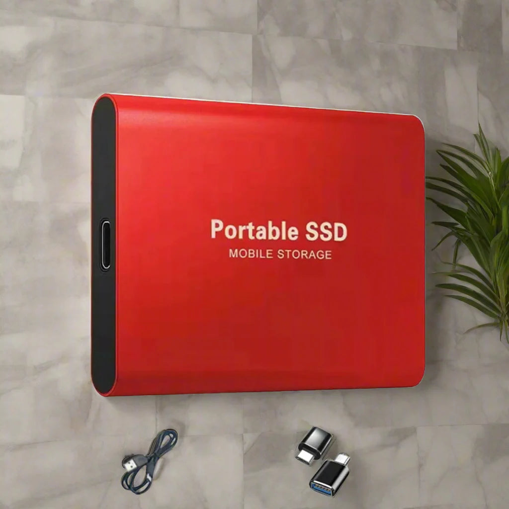 Portable external ssd  usb type-c hard drive for mobile & laptop