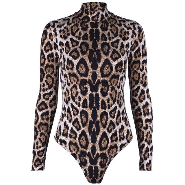 Printed Bodycon Bodysuit