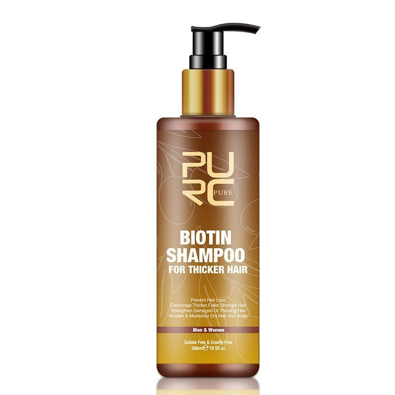 PURC Hair Care Ginger Biotin Three - piece Shampoo Conditioner Repair Dry And Frizz Essential Oil - AXON