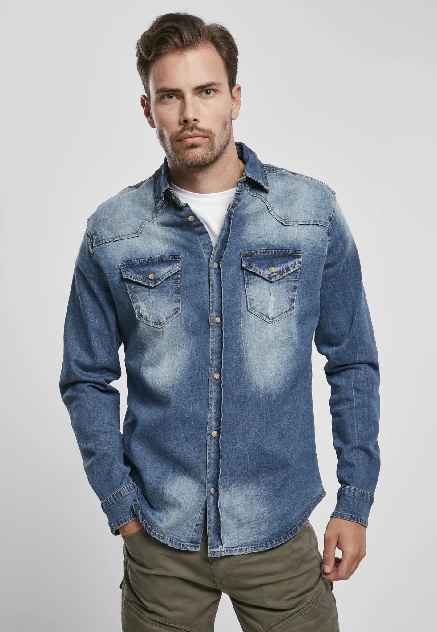 Riley Denim Shirt - AXON