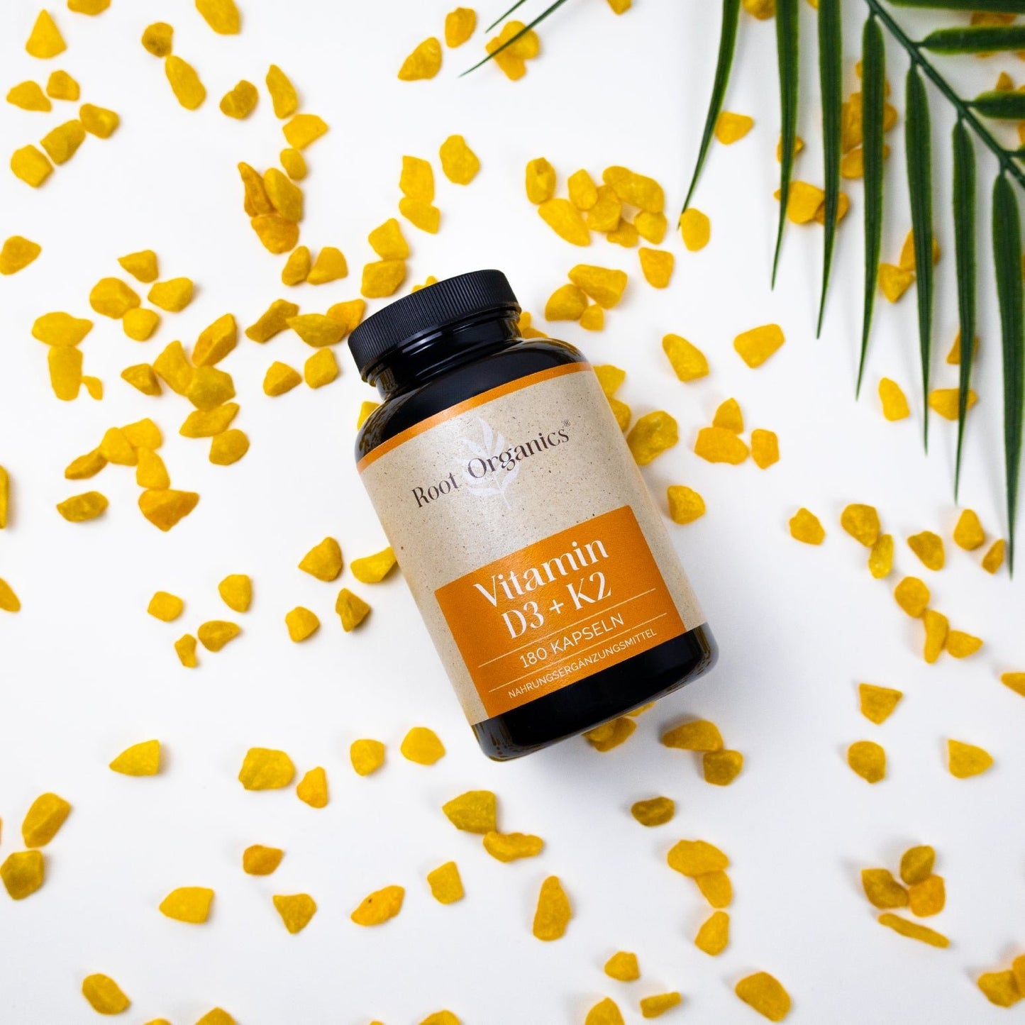 Root Organics® Vitamin D3 + K2 Kapseln – Unterstützung für Knochen, Muskeln & Immunsystem - AXON