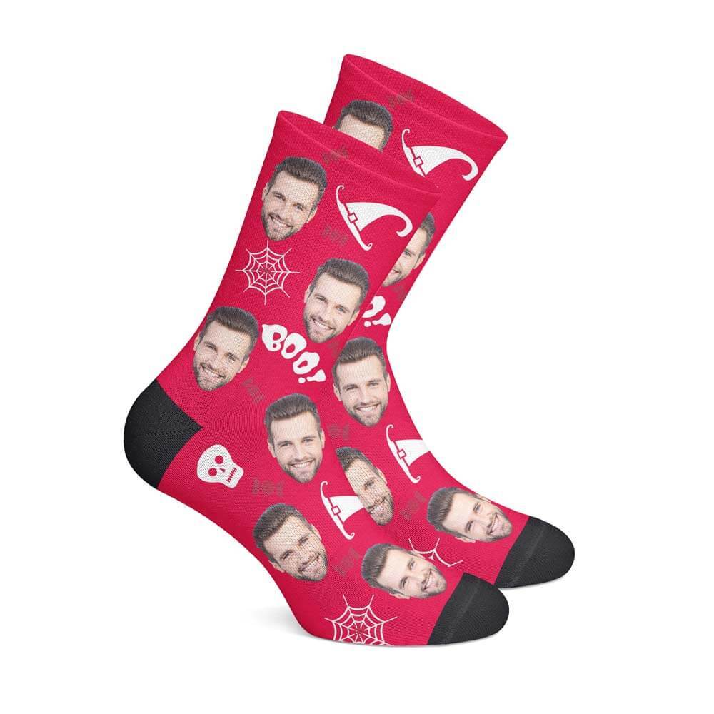 Personalisierte gespenstige Halloweensocken