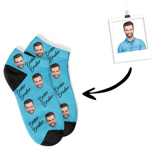 Personalisierte "BESTER BRUDER" Sneakersocken