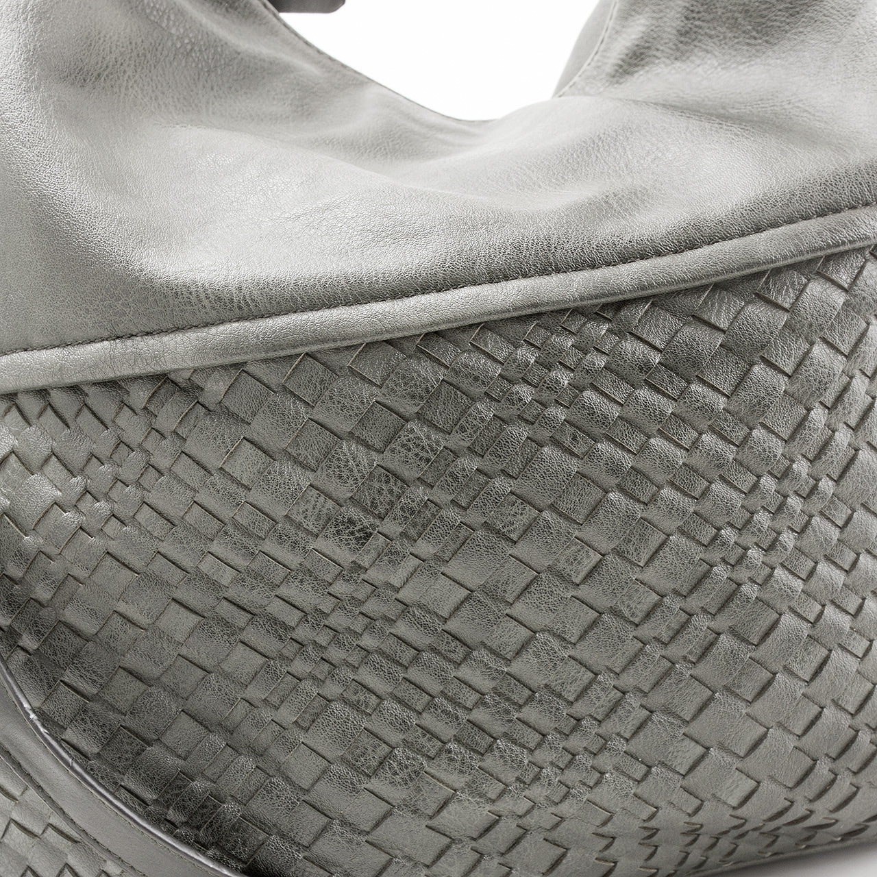 Schultertasche Beutel mit Flechtoptik - AXON