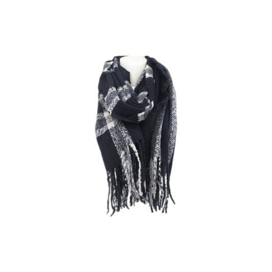 Winter Damen Schal » Winterschal kariert » Cashmera Soft » Damenschal » Fransenschal 180 x 65 cm