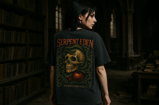Serpent Eden | Occult Beast & Skulls Collection | Nebelmond Oversized Shirt