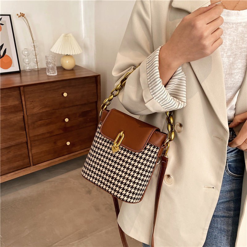 Simple Portable Bucket Bag Trendy All - match Net Red Popular - AXON