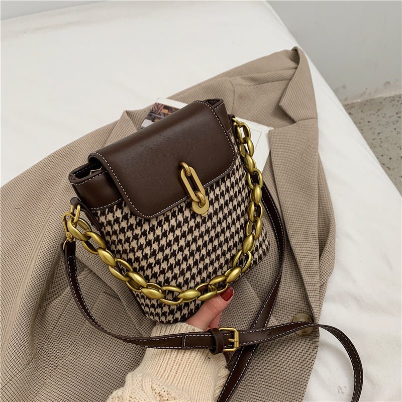 Simple Portable Bucket Bag Trendy All - match Net Red Popular - AXON