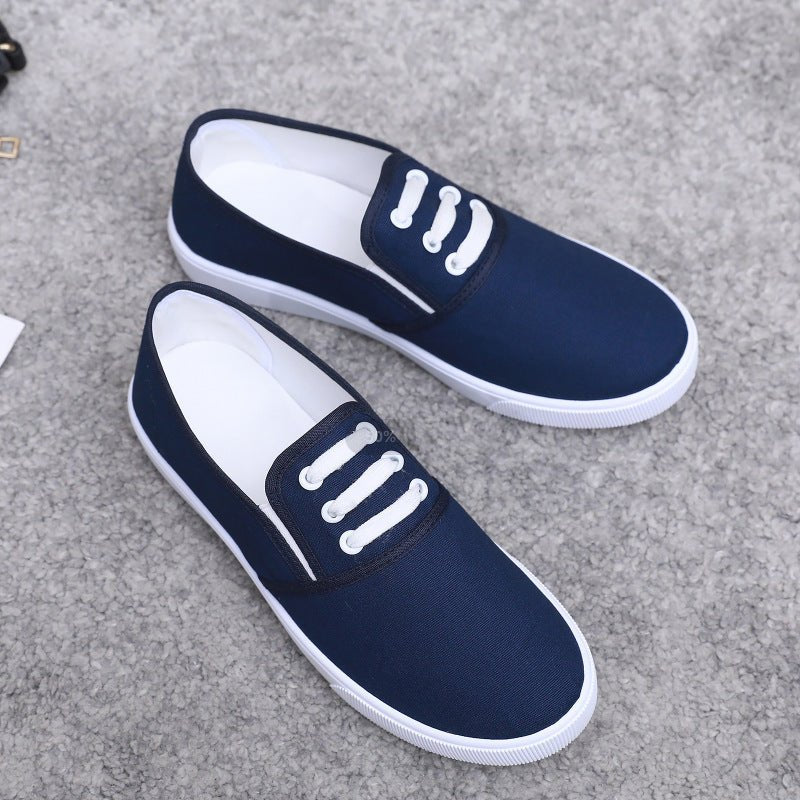 Slip - on Canvas Shoes Flat Women - AXON