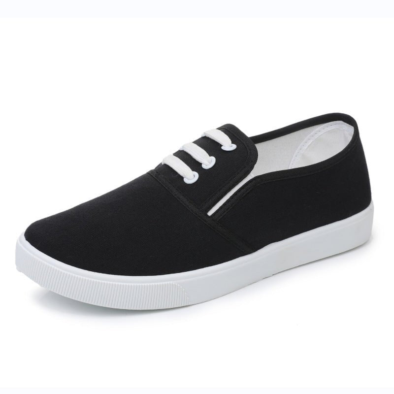 Slip - on Canvas Shoes Flat Women - AXON