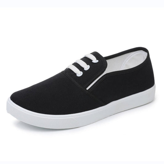 Slip - on Canvas Shoes Flat Women - AXON
