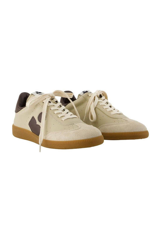 Sneakers Bryce Gd - Isabel Marant - Leder - Beige - AXON