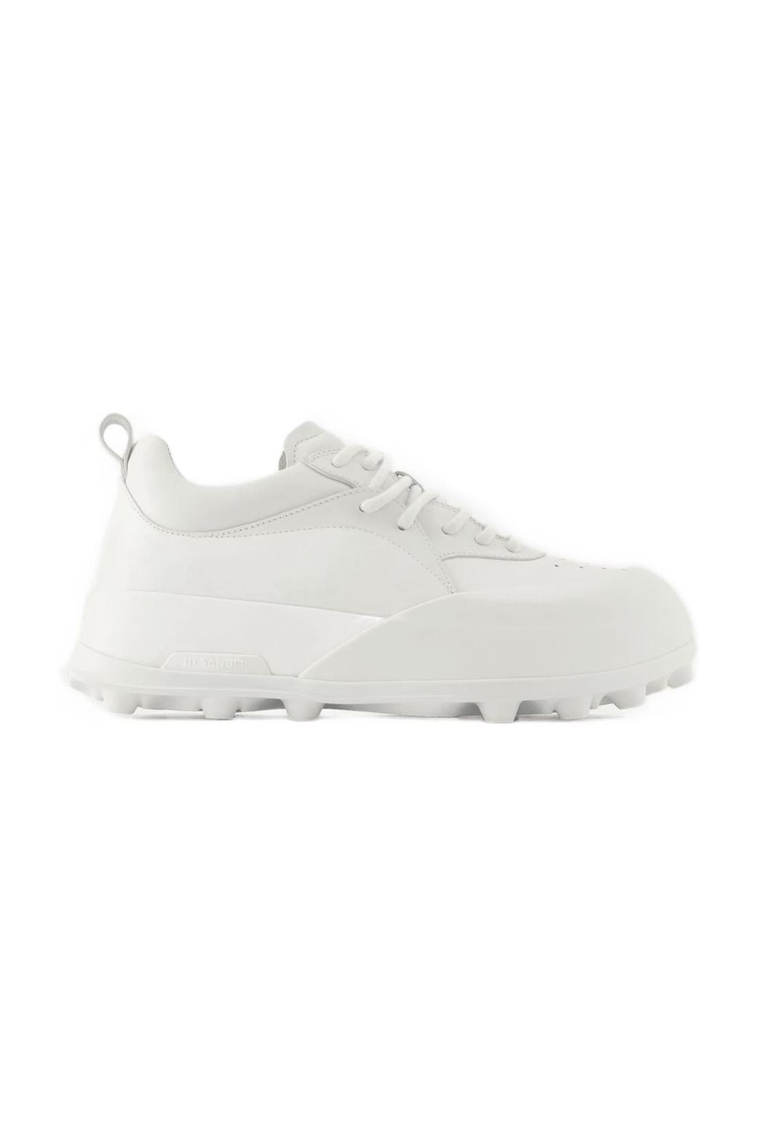 Sneakers - Jil Sander - Leder - Porzellanweiß - AXON