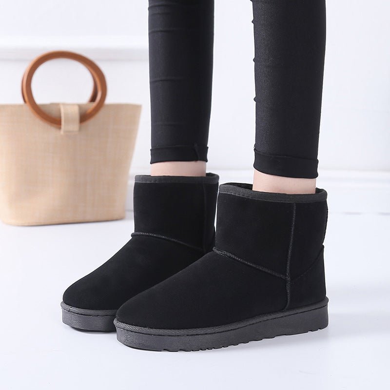 Snow Boots Winter Faux Fur Women Shoes - AXON