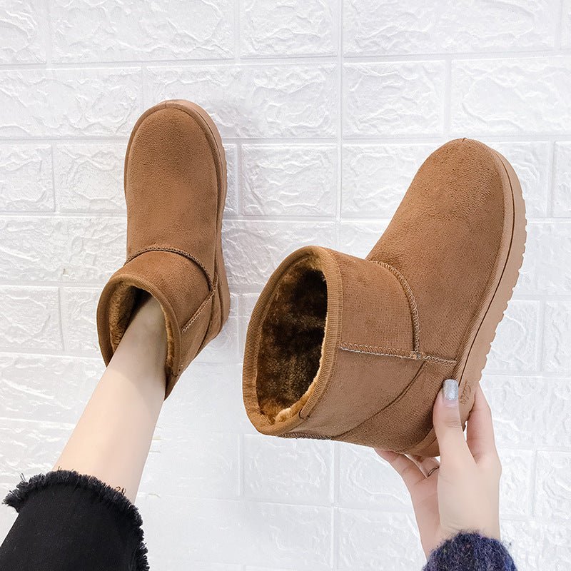 Snow Boots Winter Faux Fur Women Shoes - AXON