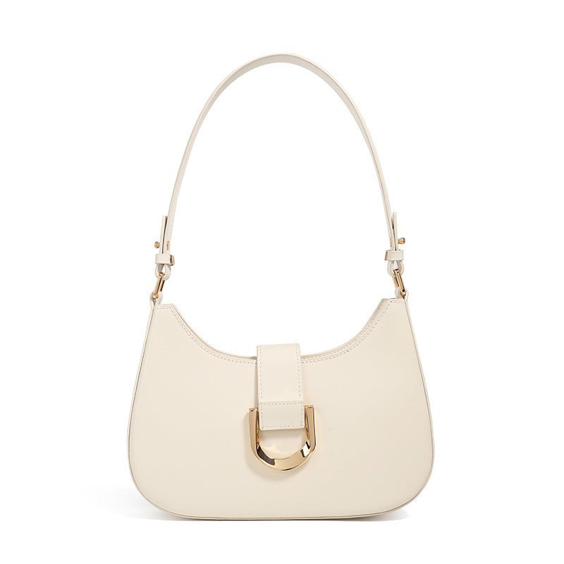 Special - interest Design High - grade Cowhide Baguette Bag - AXON