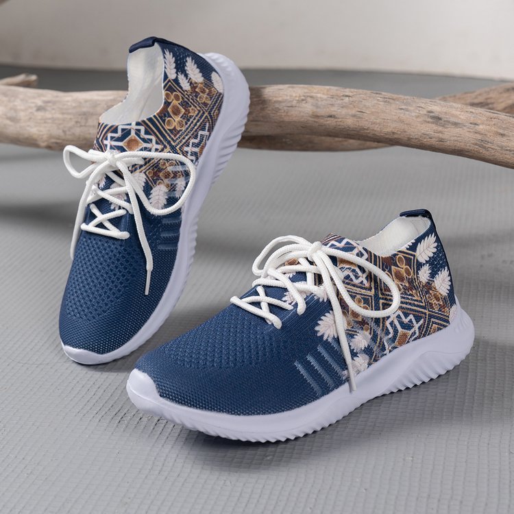Summer New Flying Woven Stylish Flat Shoes Women - AXON