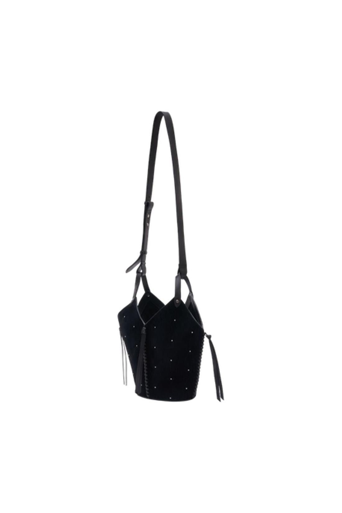 Tampa Mini Gd Schultertasche - Isabel Marant - Leder - Schwarz - AXON