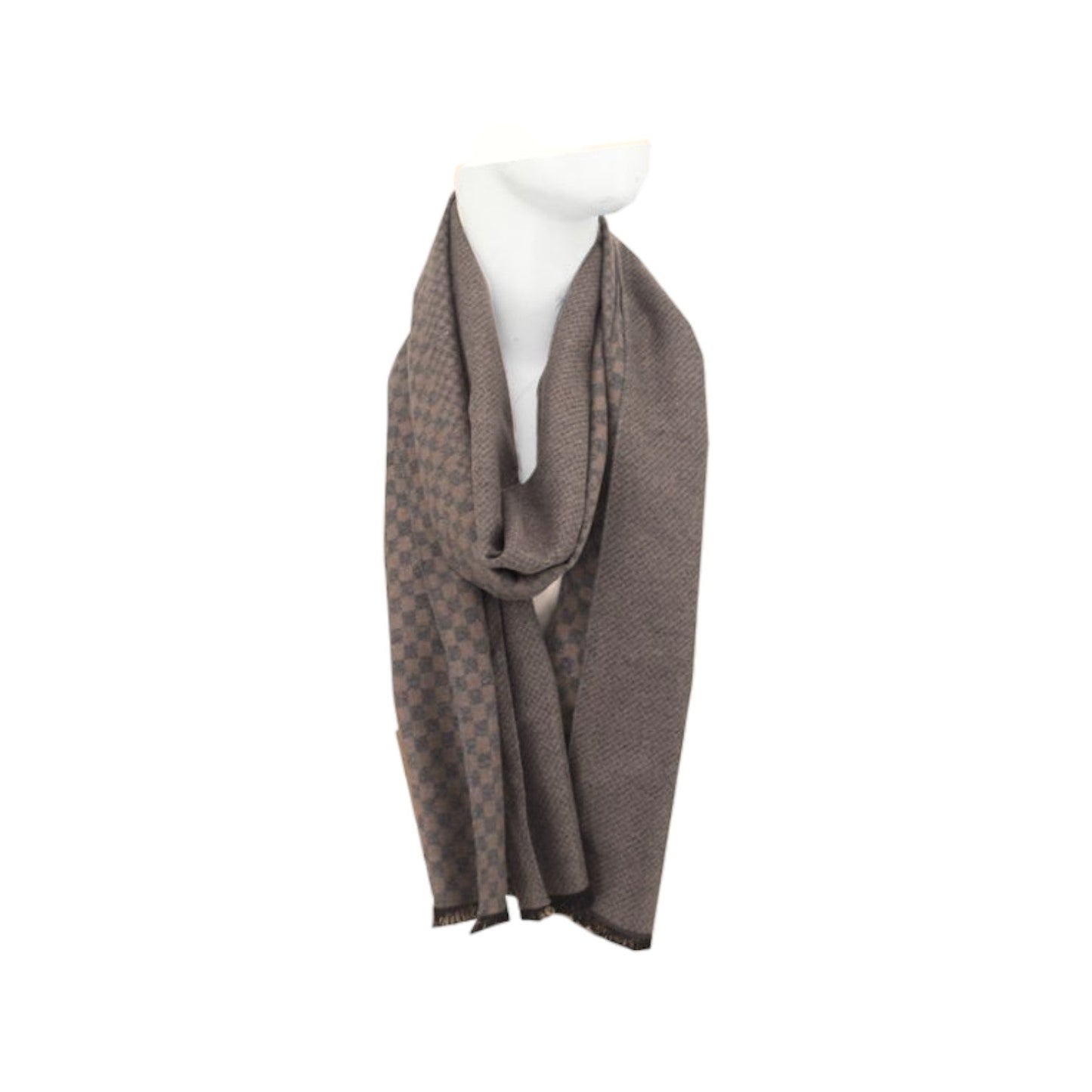 Winter Herren Schal mit Schach Muster » Soft Cashmera Herrenschal | Winterschal 180x30 cm