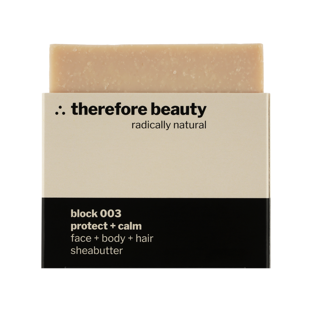 Seife block 003 | für trockene oder sensible Haut | bei dickem Haar, Locken | mit Sheabutter