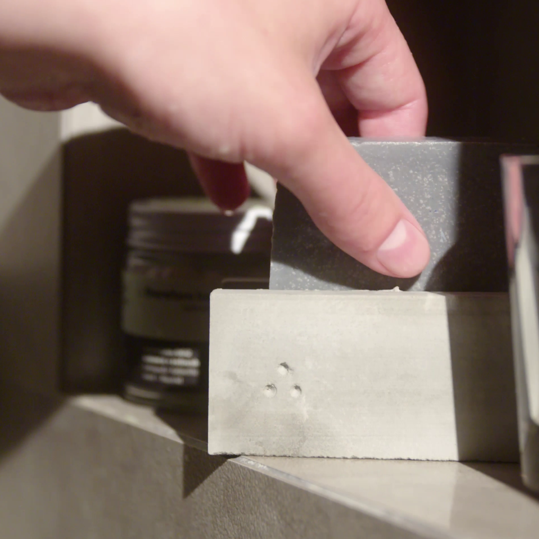 Seifenhalter mit Naturseife im Paket | funktionale Seifenschale für langlebige Seife