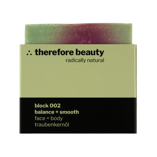 Seife block 002 | bei reifer Haut und Mischhaut | sanft mit Traubenkernöl