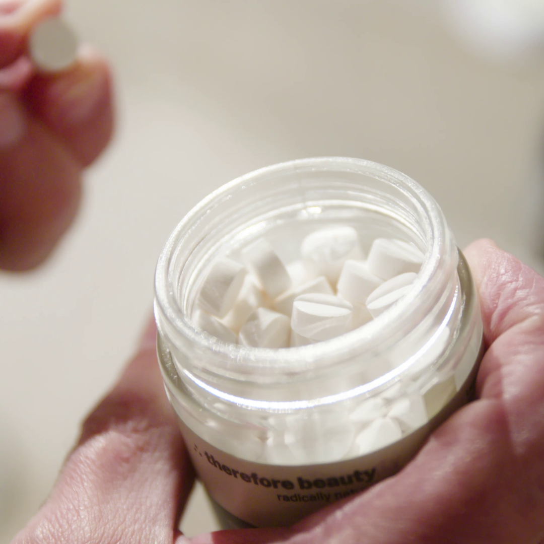 tooth tabs 002 | feste Zahnpasta mit Minze | für frischen Atem und saubere Zähne