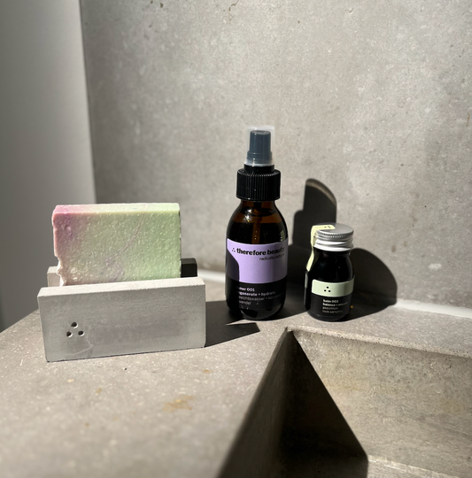 block holder 001 | handgefertigte Design-Seifenschale | aus Beton | macht deine Seife langlebiger