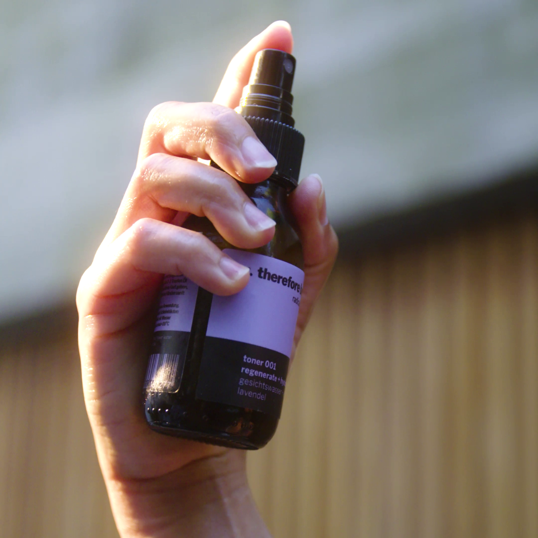 NEU! toner 001 | Feuchtigkeitsspray für Gesicht, Körper & Haar | aus Lavendelblüten