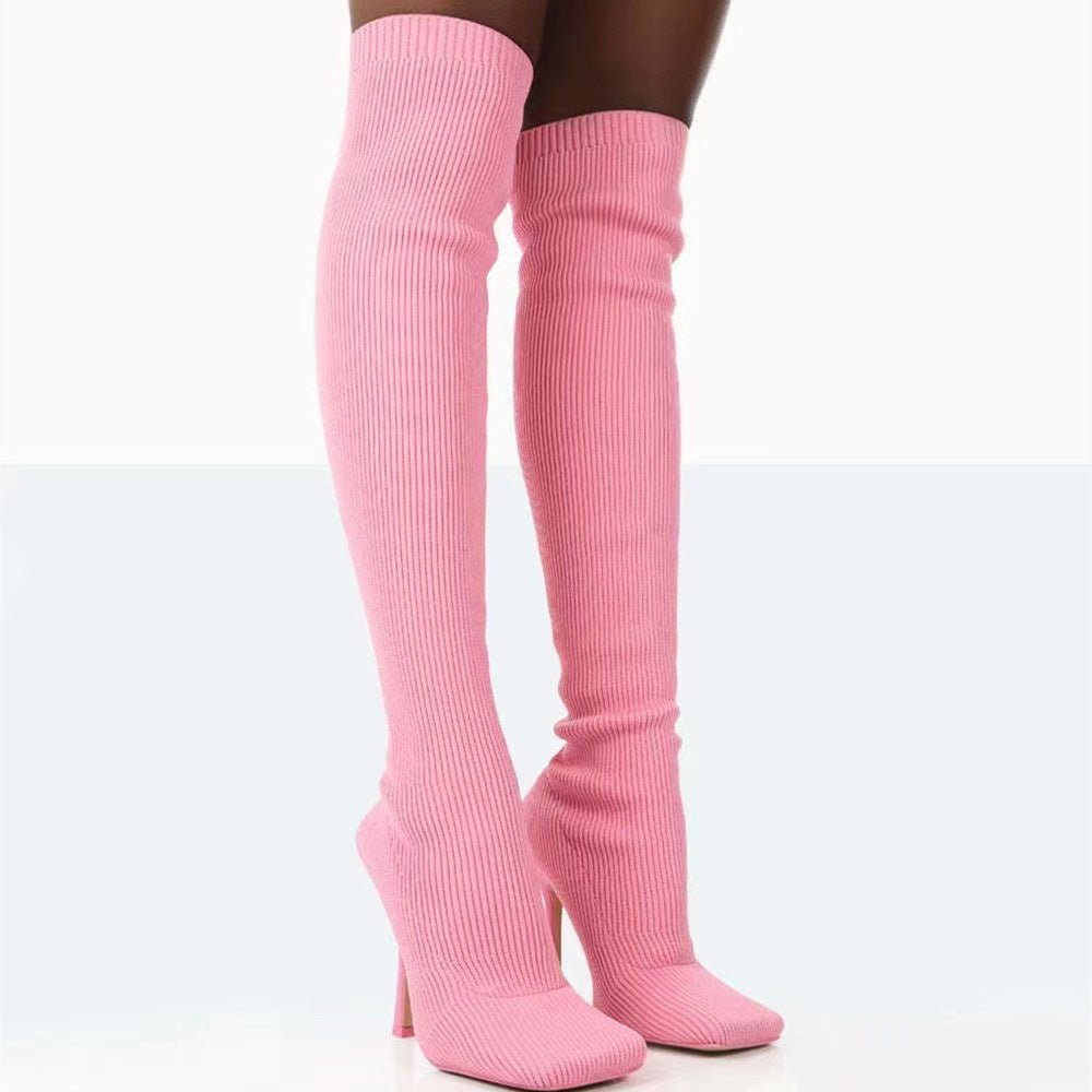 Thigh High Boots Women Over The Knee Long Boots Fashion Shoes - AXON