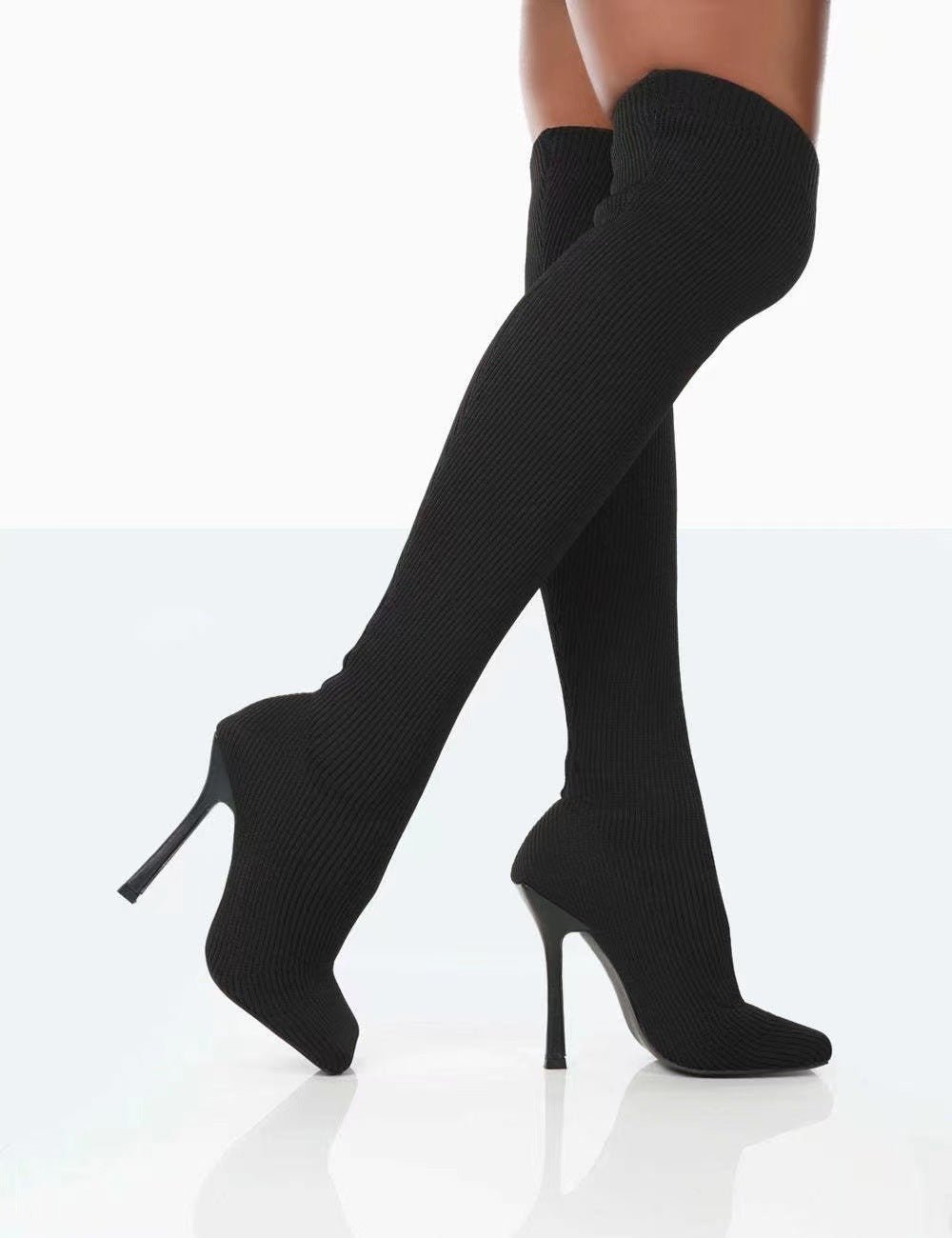 Thigh High Boots Women Over The Knee Long Boots Fashion Shoes - AXON