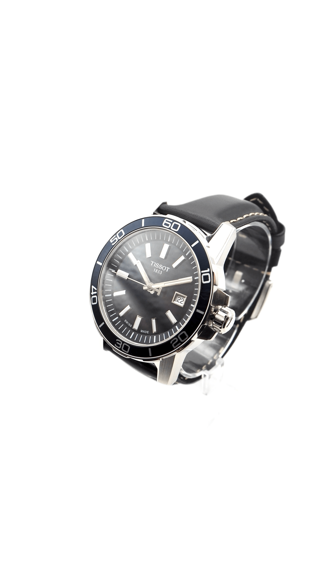 Tissot Supersport Gent T125.610.16.041.00 Herrenuhr 44 mm Edelstahl Neu OVP - AXON