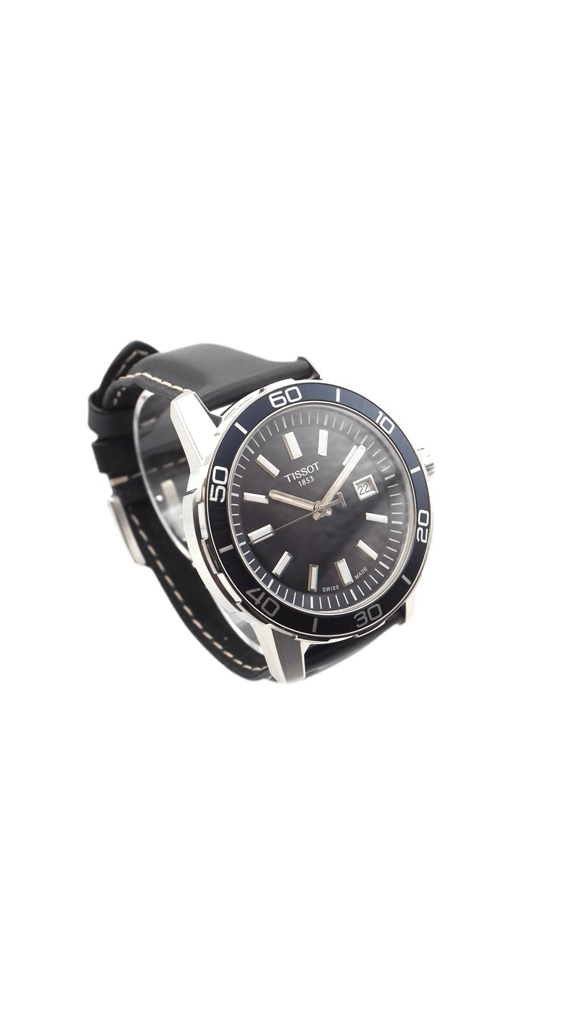 Tissot Supersport Gent T125.610.16.041.00 Herrenuhr 44 mm Edelstahl Neu OVP - AXON