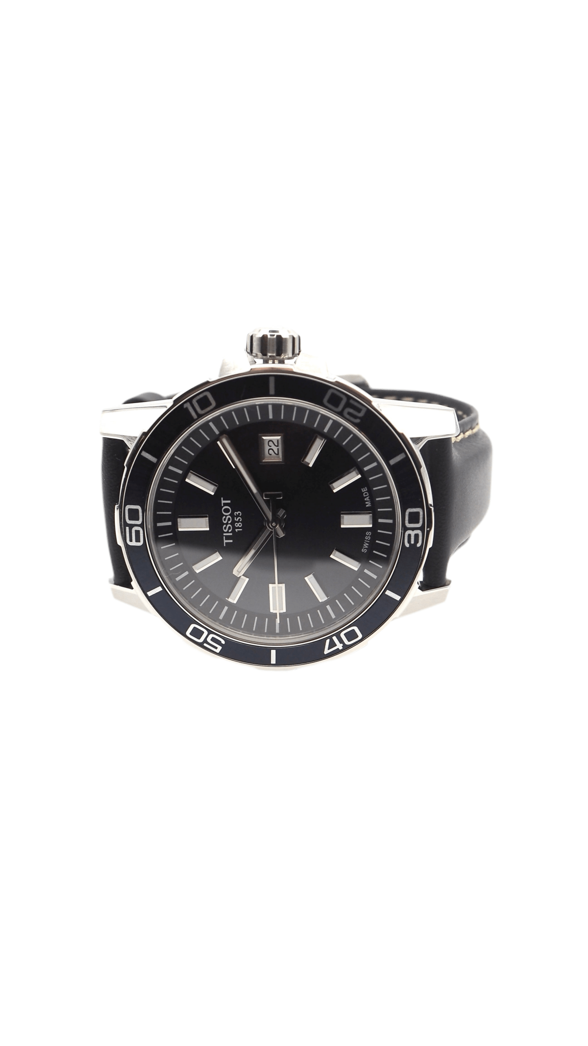 Tissot Supersport Gent T125.610.16.041.00 Herrenuhr 44 mm Edelstahl Neu OVP - AXON