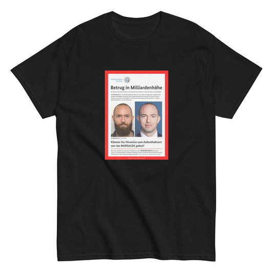 Jan Marsalek - Fahndung T-Shirt