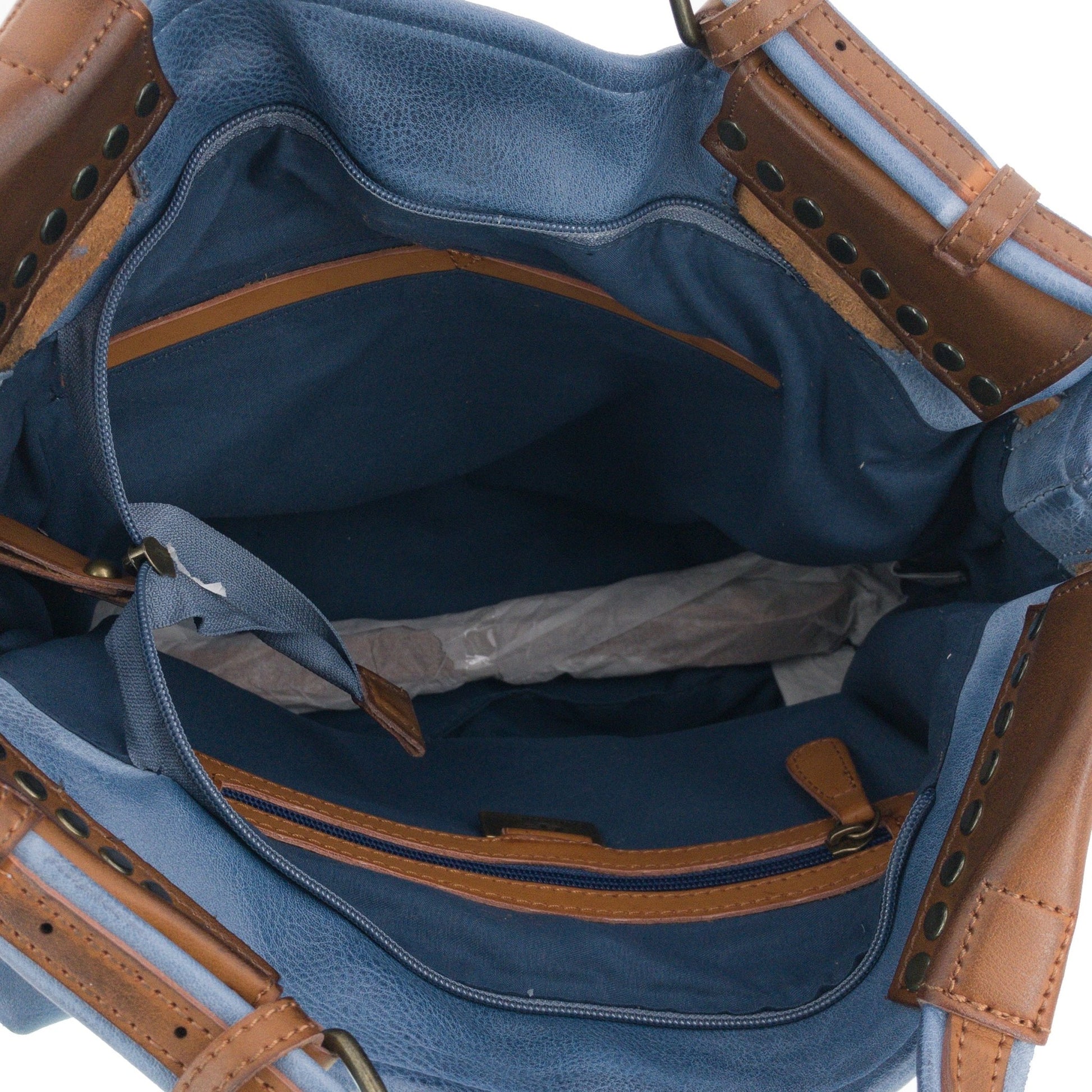 Vintage Doctor Bag Tasche Flechtoptik Grau - AXON