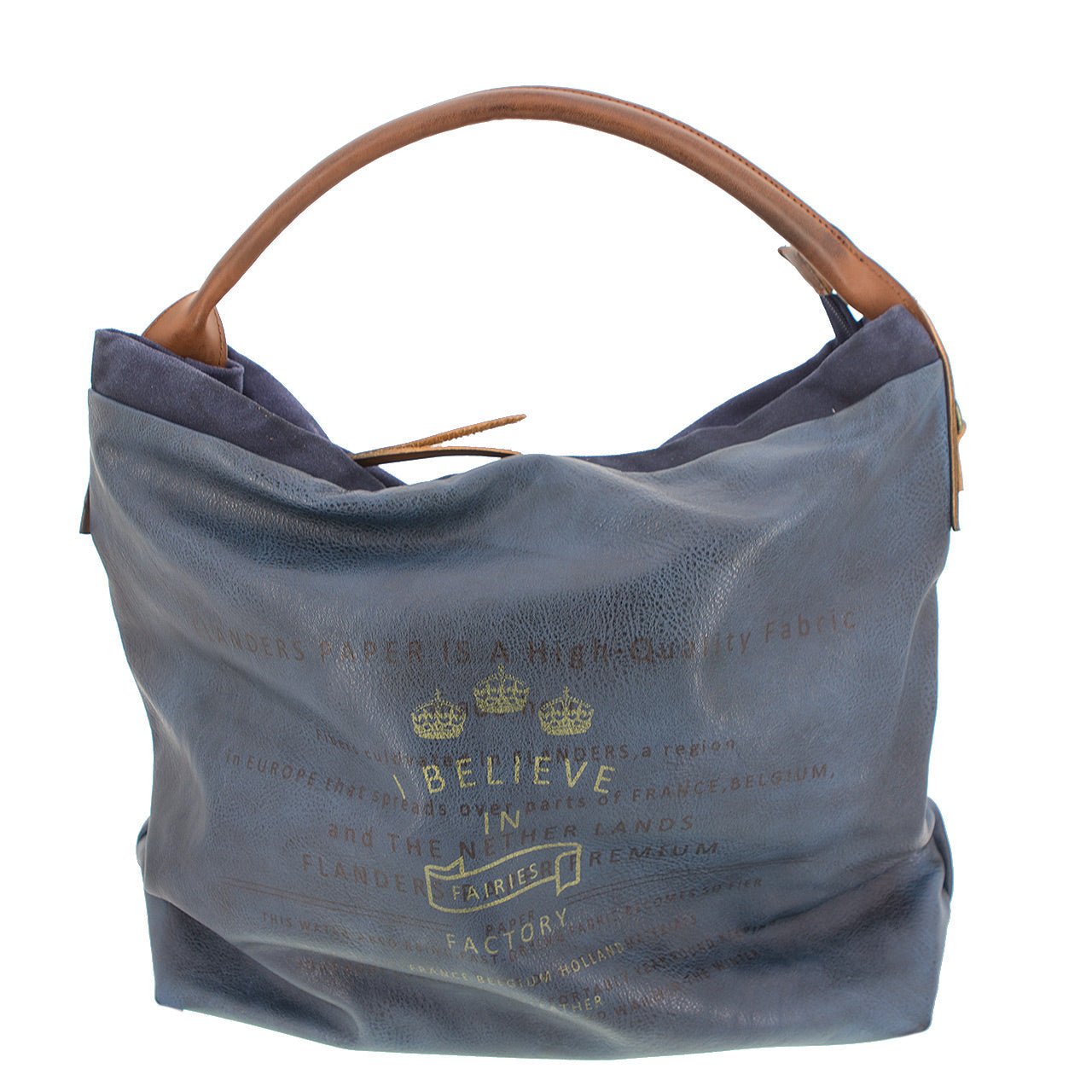 Vintage Tasche mit 3 Kronen Blau - AXON