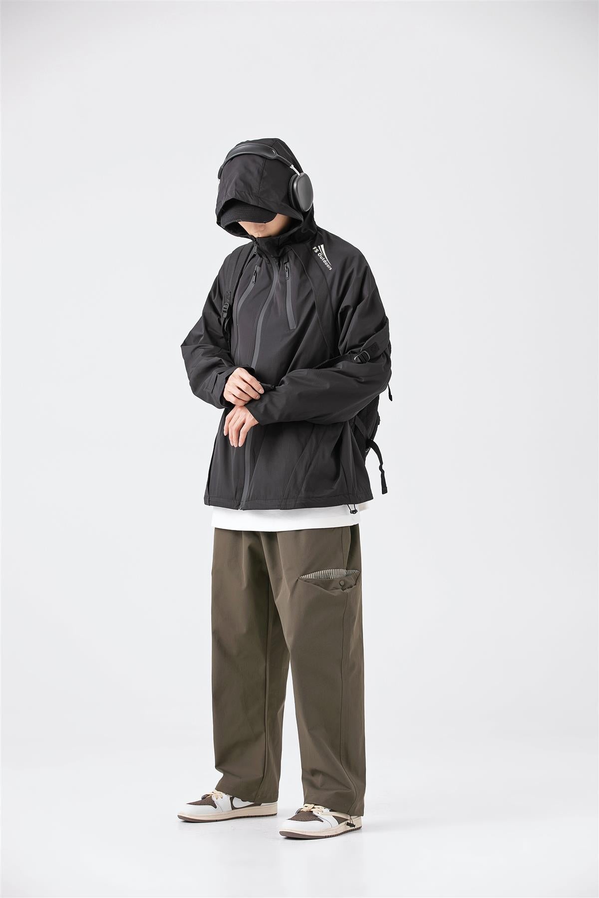 Waterproof Jacket In Black - AXON
