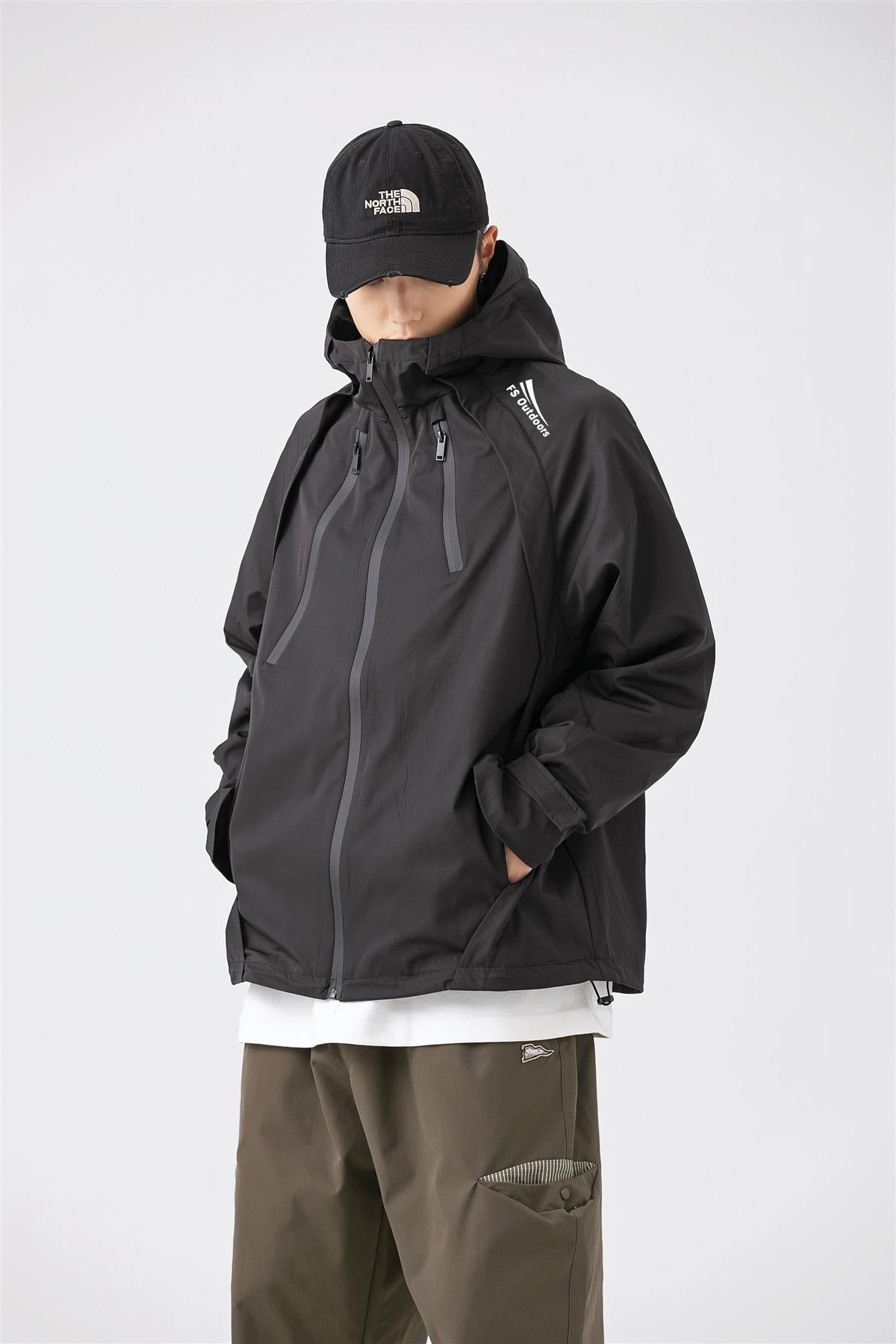 Waterproof Jacket In Black - AXON