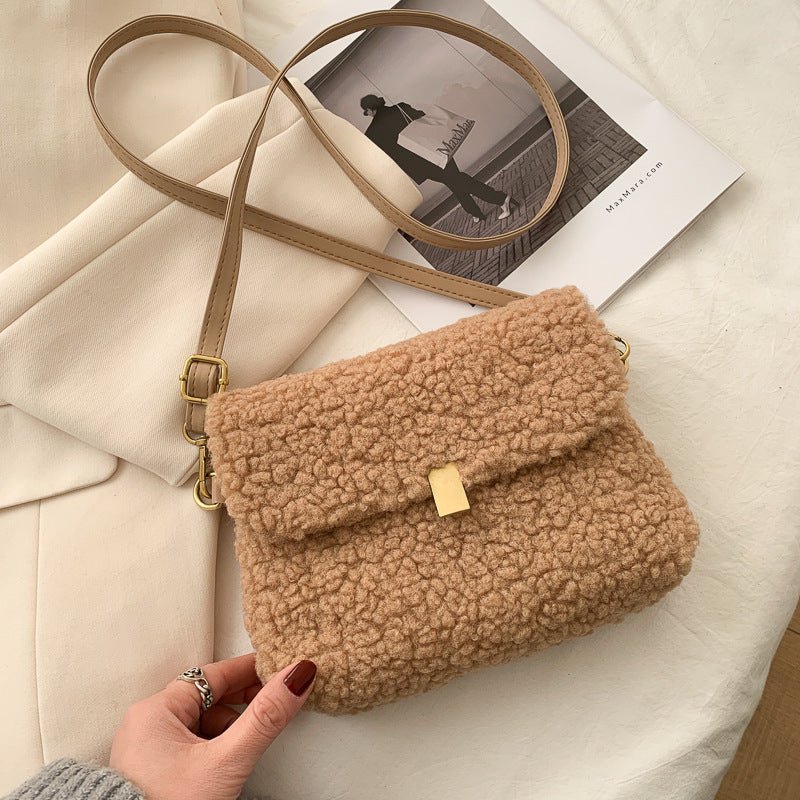 Women's Trendy Fashionable Plush Small Bag - AXON