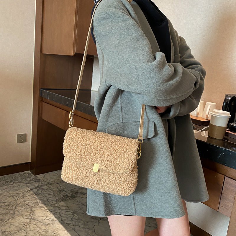 Women's Trendy Fashionable Plush Small Bag - AXON